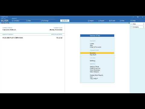 GST RATE IMPLEMENTATION IN TALLY - Plug & Play Computers Tally tutorial