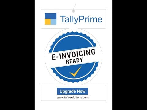 Create E invoice from Tally Prime - Plug & Play Computers Tally tutorial